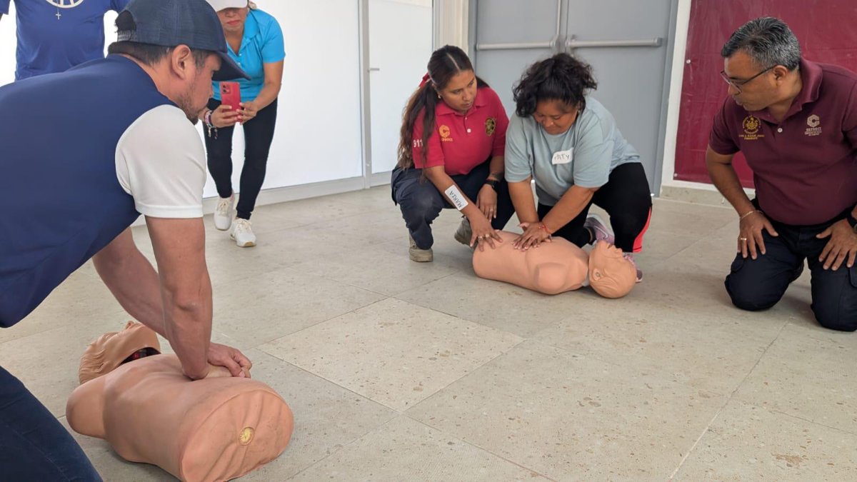 SE IMPARTE CURSO DE PRIMEROS AUXILIOS A INTEGRANTES DE KANÁANTABÁAJ