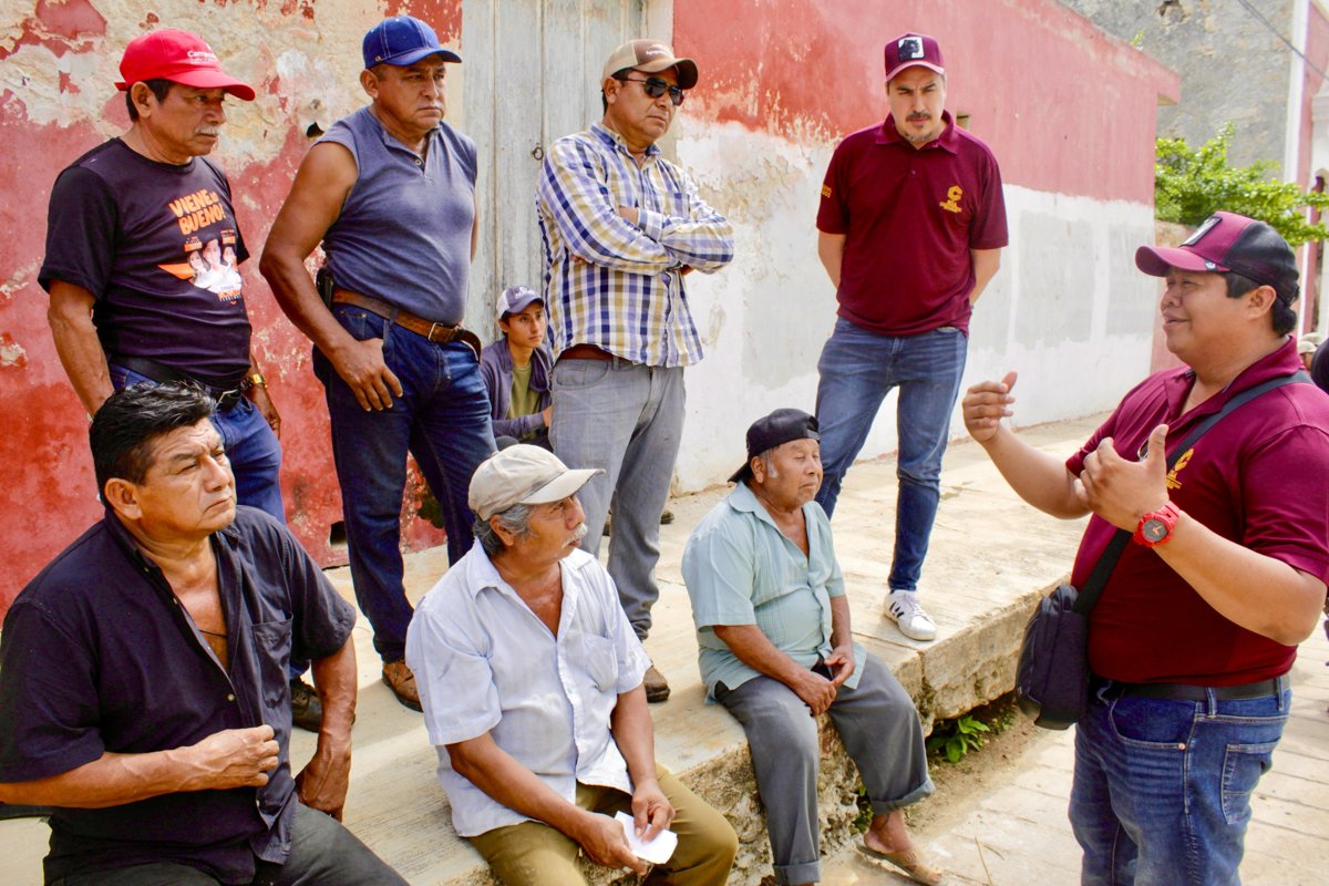 ENTREGA DE FERTILIZANTE EN COMUNIDADES DE HOPELCHÉN