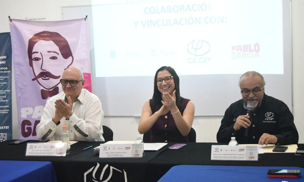 FIRMAN CONVENIO DE COLABORACIÓN CECIP Y FUNDACIÓN PABLO GARCÍA
