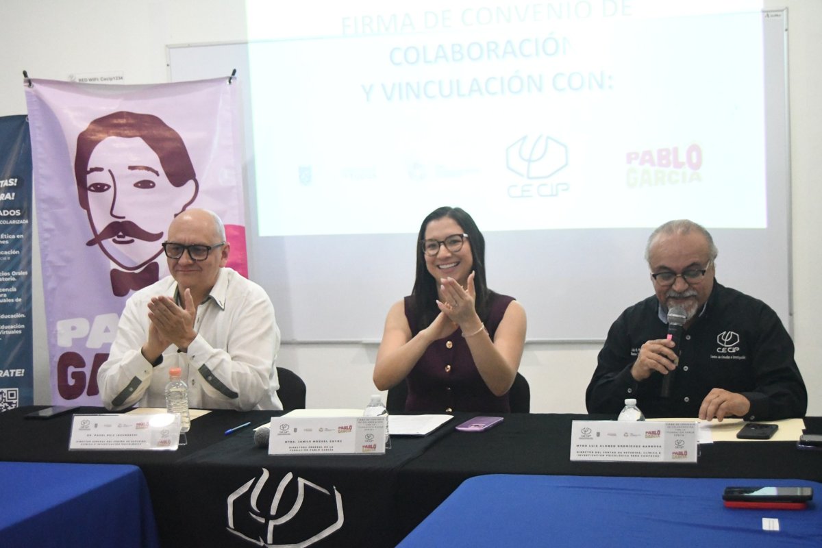 FIRMAN CONVENIO DE COLABORACIÓN CECIP Y FUNDACIÓN PABLO GARCÍA