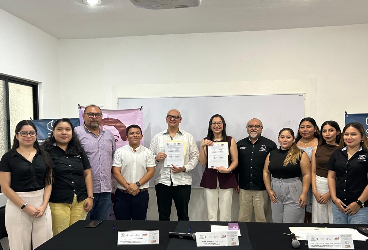 FIRMAN CONVENIO DE COLABORACIÓN CECIP Y FUNDACIÓN PABLO GARCÍA