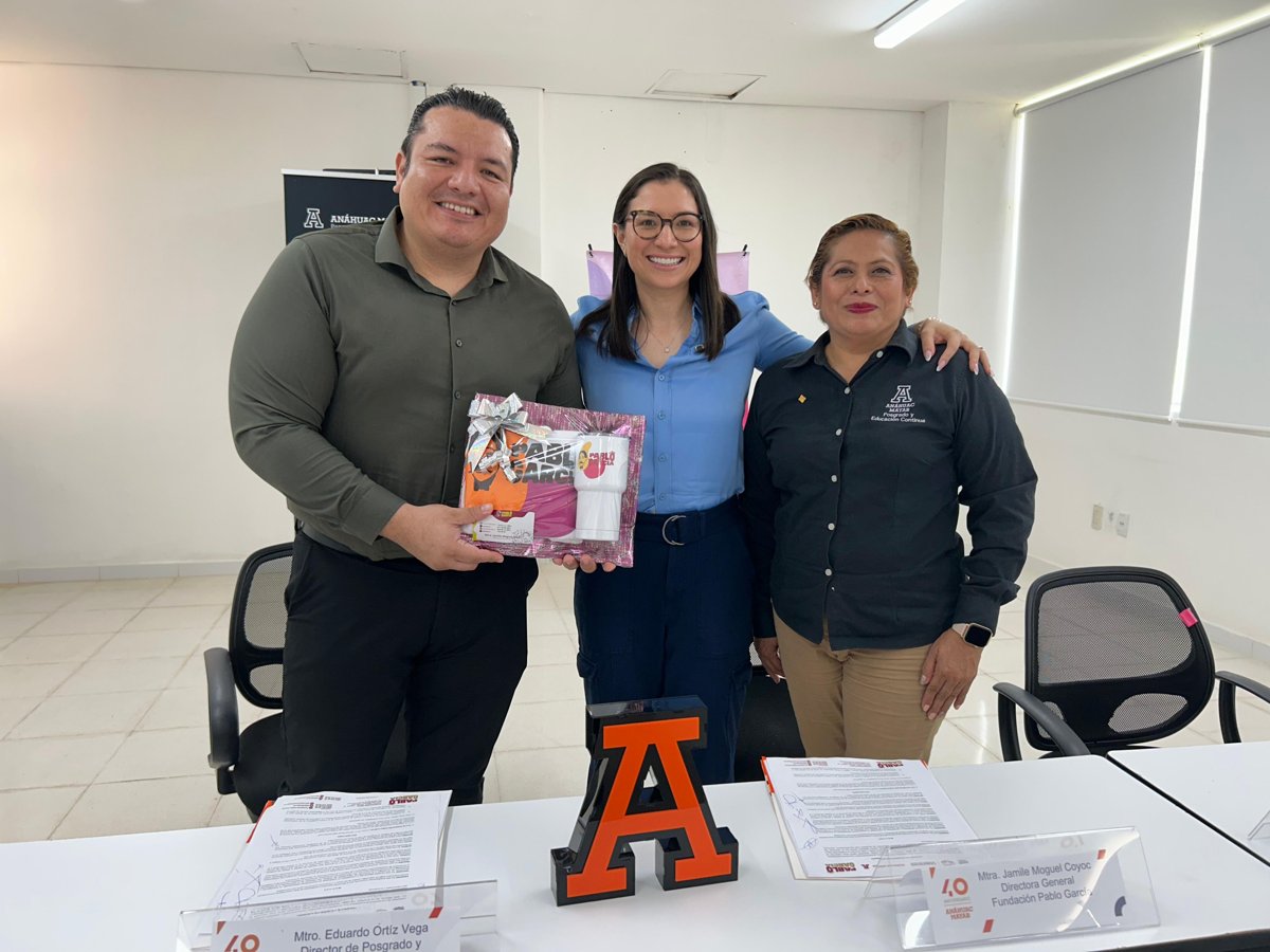 LA FUNDACIÓN PABLO GARCÍA Y LA UNIVERSIDAD ANÁHUAC MAYAB FIRMAN CONVENIO DE COLABORACIÓN