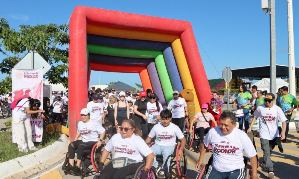 JÓVENES CELEBRAN EL DÍA INTERNACIONAL DE LA JUVENTUD CON CARRERA Y RODADA POR LA PAZ
