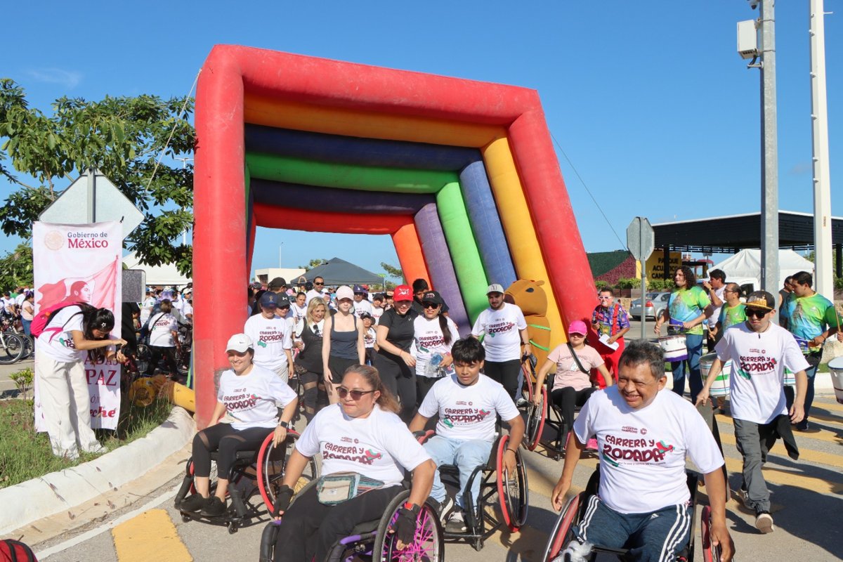 JÓVENES CELEBRAN EL DÍA INTERNACIONAL DE LA JUVENTUD CON CARRERA Y RODADA POR LA PAZ