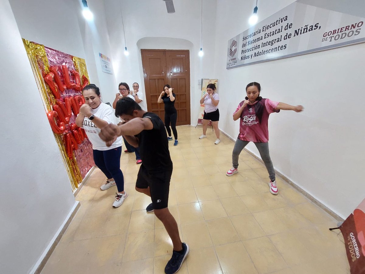 SE SIPINNA PARTICIPA EN ACTIVIDAD DE SENSIBILIZACIÓN EN EL MARCO DEL 25 DE CADA MES: CLASE DE BOXEO CON ENFOQUE DE IGUALDAD Y PREVENCIÓN DE LA VIOLENCIA DE GÉNERO