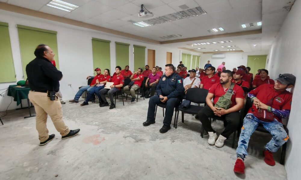 SPSC OFRECE TALLER A MOTOCICLISTAS EN CIUDAD DEL CARMEN