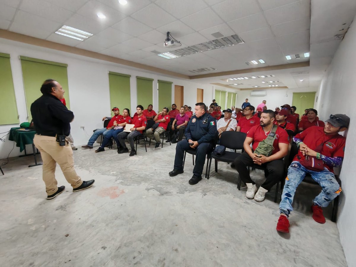 SPSC OFRECE TALLER A MOTOCICLISTAS EN CIUDAD DEL CARMEN