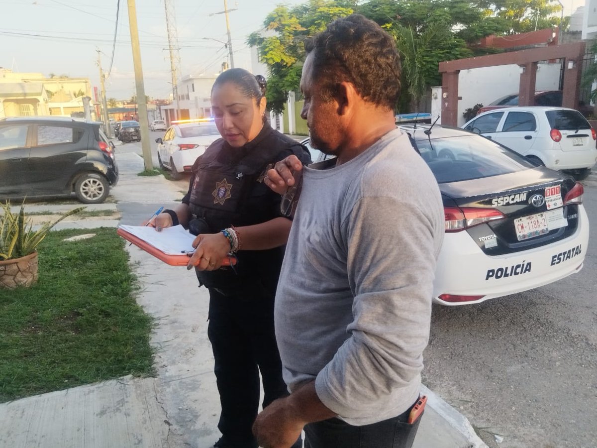 POLICÍA ESTATAL SE REÚNE CON VECINOS DE “EL FÉNIX”