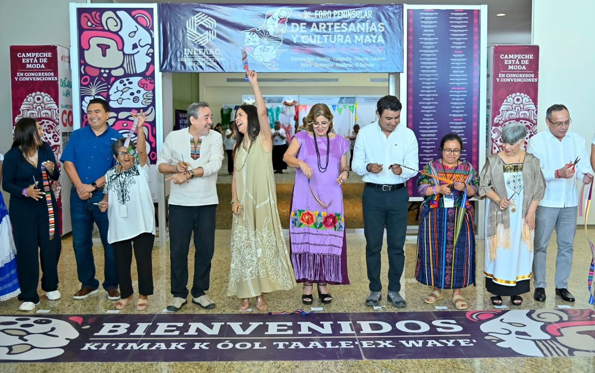 CULMINA TERCER FORO PENINSULAR DE ARTESANÍAS Y CULTURA MAYA CON GRAN PARTICIPACIÓN E INTEGRACIÓN REGIONAL E INTERNACIONAL, SECRETARÍA DE DESARROLLO ECONÓMICO
