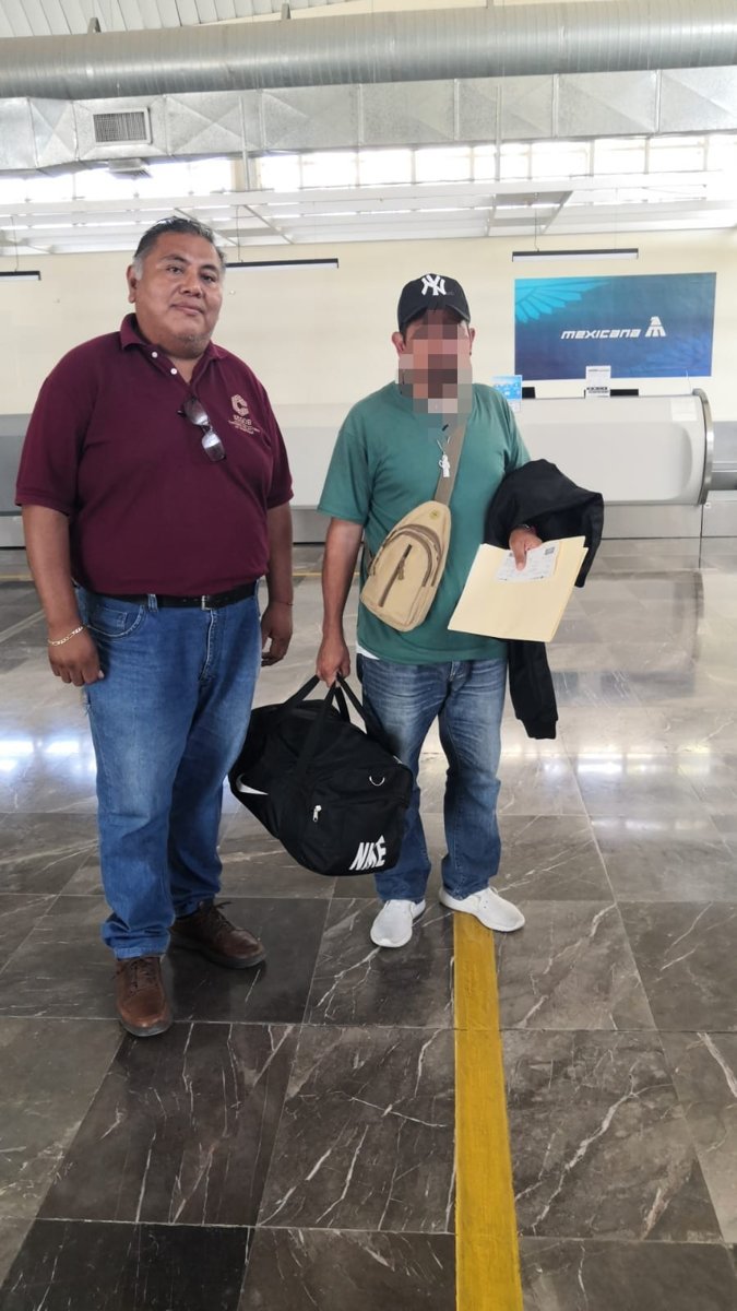 GOBIERNO DE CAMPECHE APOYA RETORNO DE MIGRANTE A EL SALVADOR