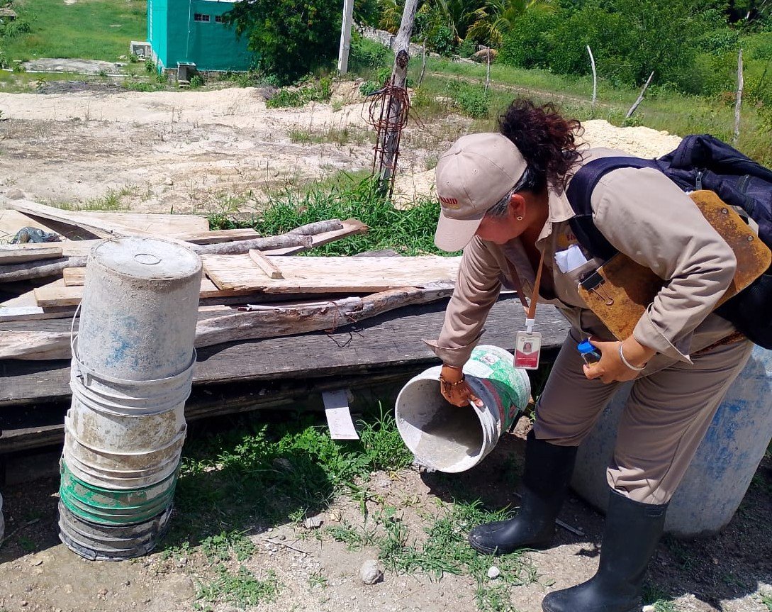 REFUERZAN COMBATE AL DENGUE EN SEMANA NACIONAL DE SALUD PÚBLICA