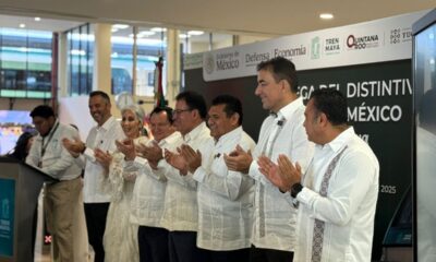 JORGE LAVALLE MAURY ASISTE EN REPRESENTACIÓN DE LA GOBERNADORA, LAYDA SANSORES, A LA ENTREGA DEL DISTINTIVO “HECHO EN MÉXICO” AL TREN MAYA