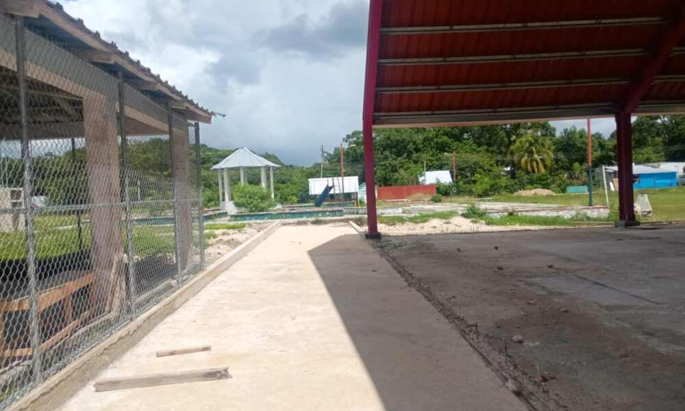 RECONSTRUCCIÓN DE LA CANCHA CON TECHUMBRE EN LA LOCALIDAD DE NUEVO BECAL, MUNICIPIO DE CALAKMUL
