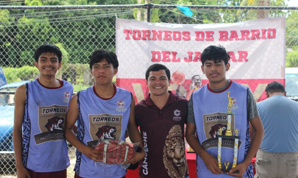 EXITOSO TORNEO DE BARRIOS DEL JAGUAR EN HOPELCHÉN