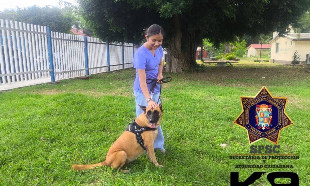 SPSC REALIZA DEMOSTRACIÓN CANINA EN ESCÁRCEGA