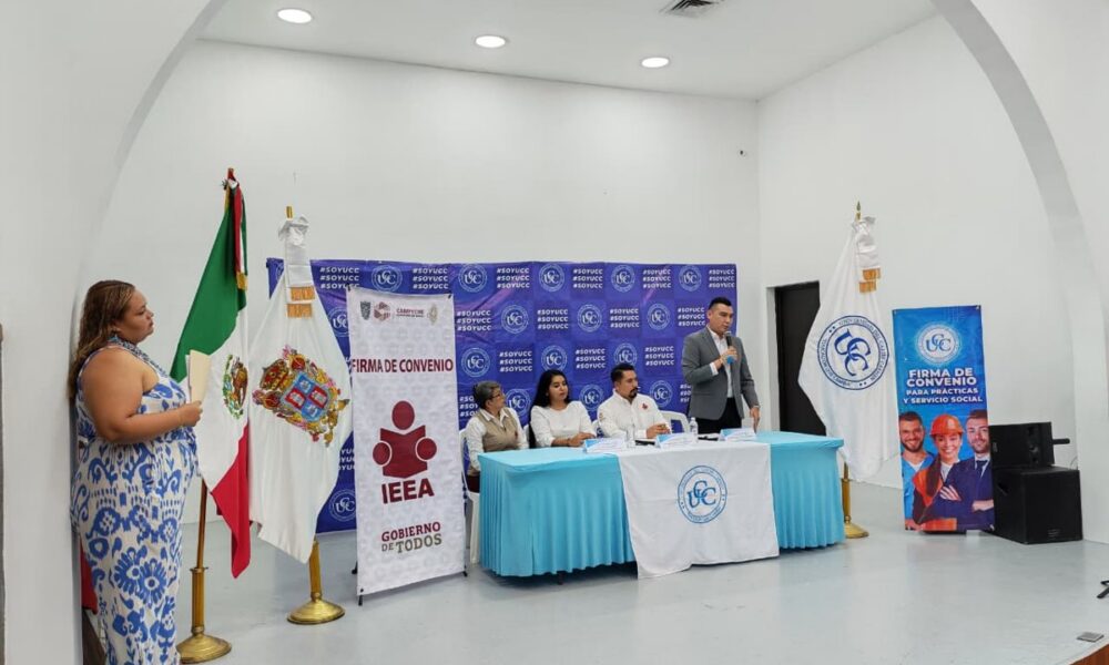 FIRMA DE CONVENIO DE COLABORACIÓN EN MATERIA DE SERVICIO SOCIAL CON EL COLEGIO DEL CARIBE CARMEN A.C