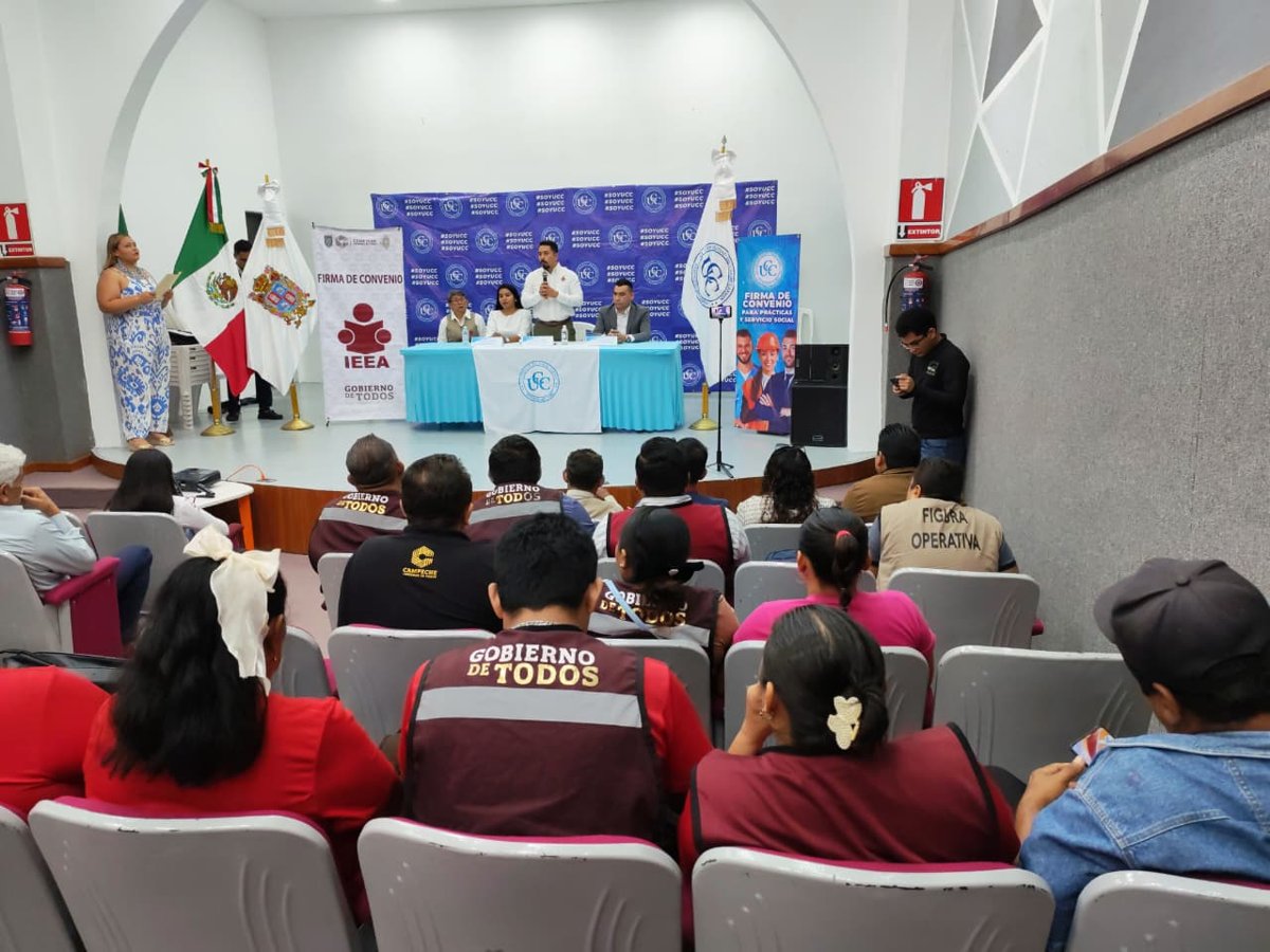 FIRMA DE CONVENIO DE COLABORACIÓN EN MATERIA DE SERVICIO SOCIAL CON EL COLEGIO DEL CARIBE CARMEN A.C