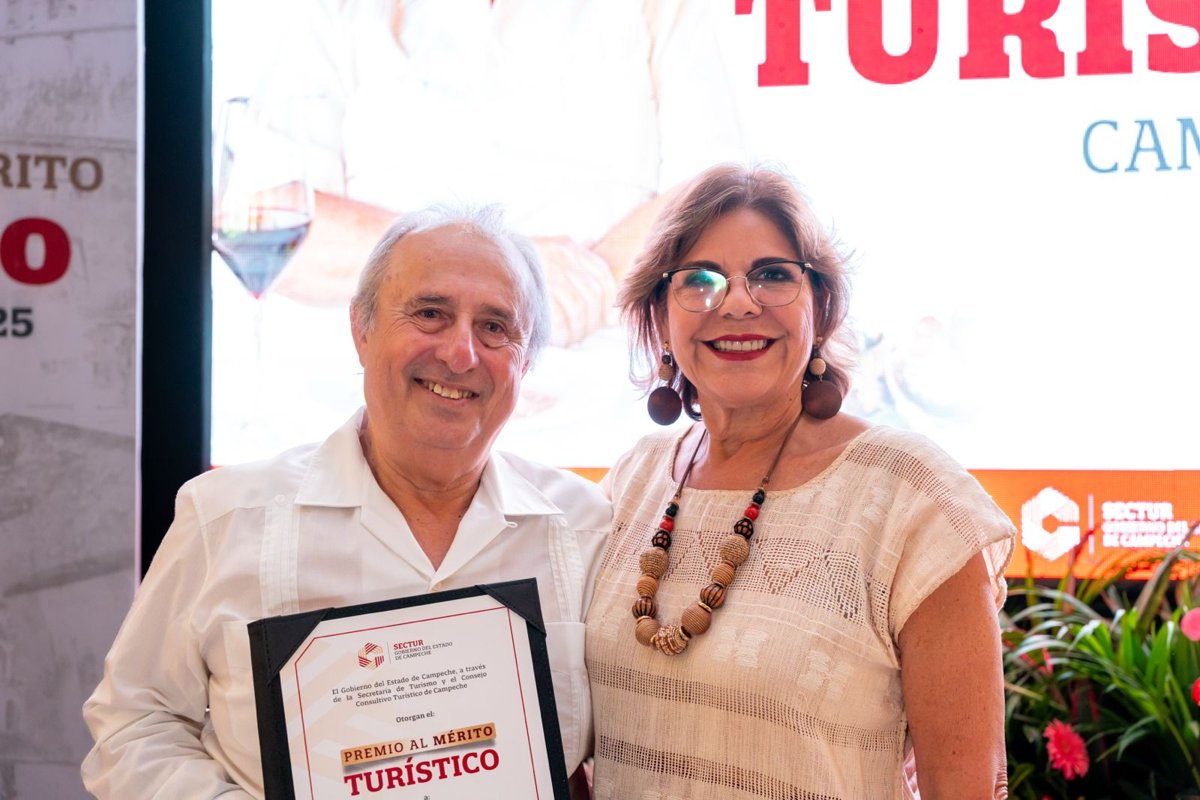 CAMPECHE CELEBRA SU TALENTO: MÉRITO TURÍSTICO 2025 A FRANCISCO JAVIER HERNÁNDEZ ROMERO