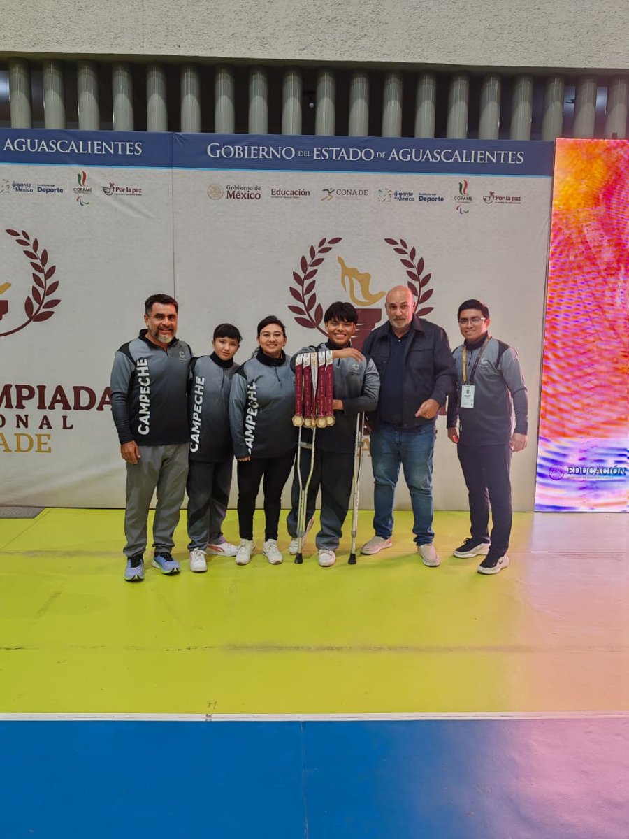 CAMPECHE CIERRA CON ORO EN EL PARA ATLETISMO DE LA PARALIMPIADA NACIONAL