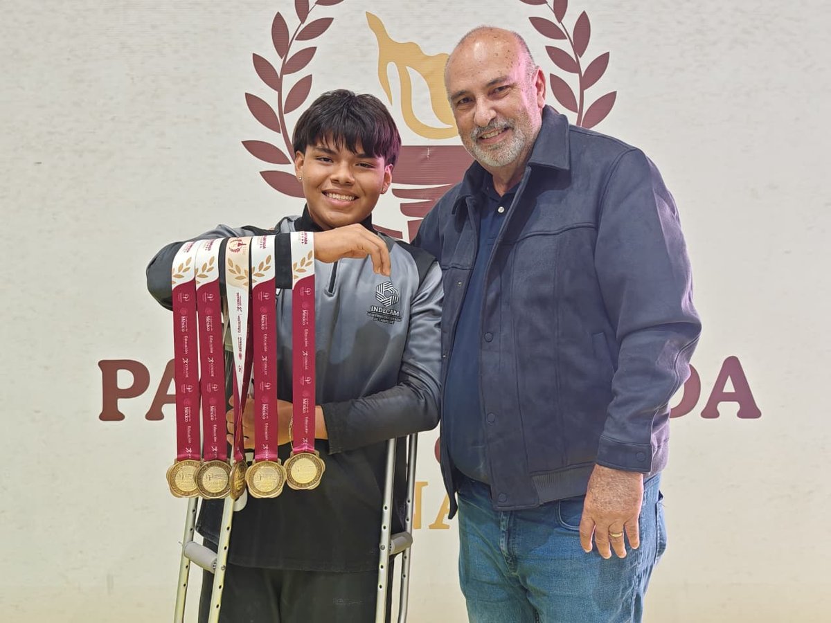 CAMPECHE CIERRA CON ORO EN EL PARA ATLETISMO DE LA PARALIMPIADA NACIONAL