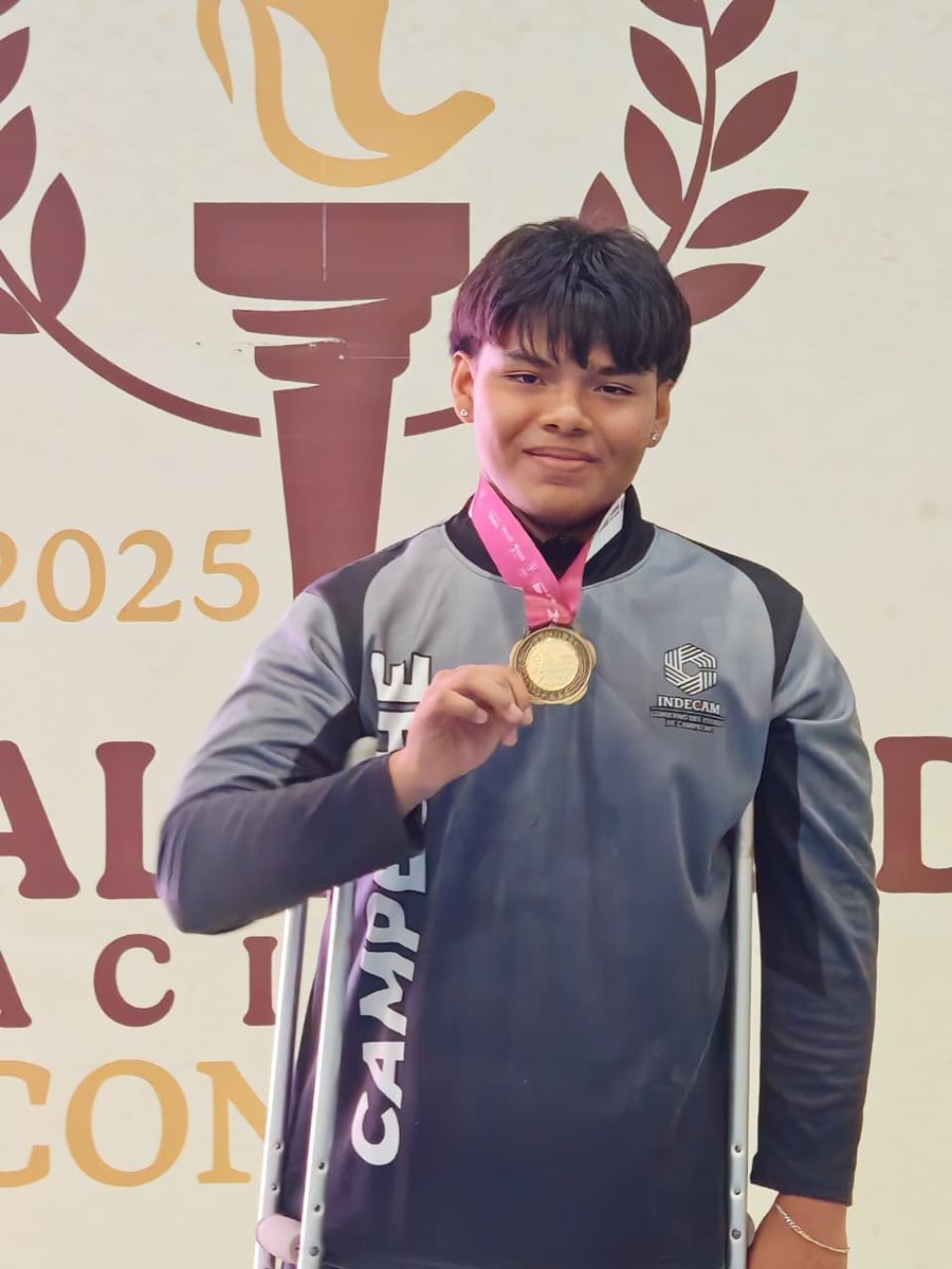 CAMPECHE CIERRA CON ORO EN EL PARA ATLETISMO DE LA PARALIMPIADA NACIONAL