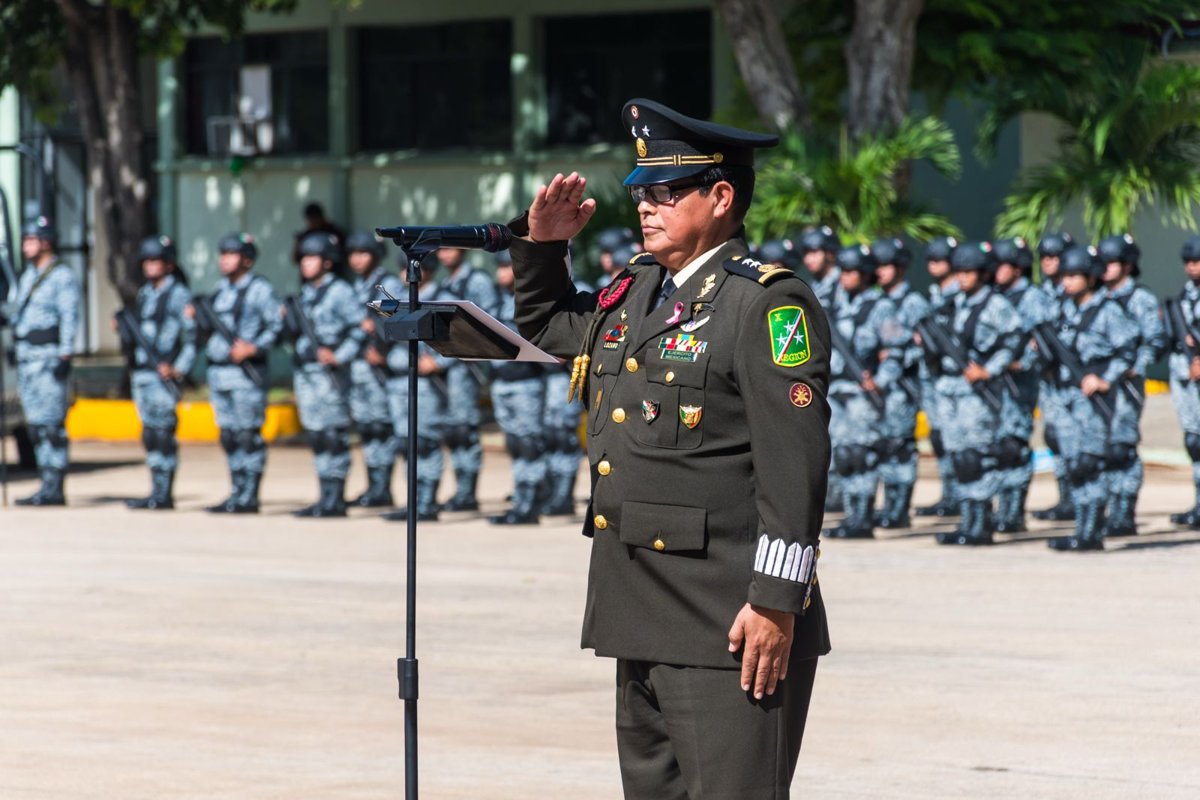 ASISTE SECRETARIA DE GOBIERNO A LA TOMA DE POSESIÓN DEL NUEVO COMANDANTE DE LA 33/A ZONA MILITAR EN CAMPECHE