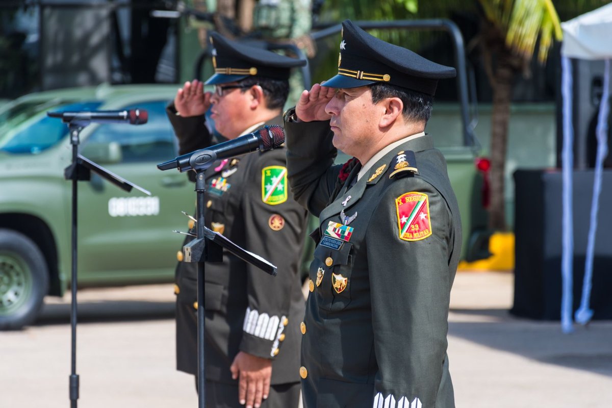 ASISTE SECRETARIA DE GOBIERNO A LA TOMA DE POSESIÓN DEL NUEVO COMANDANTE DE LA 33/A ZONA MILITAR EN CAMPECHE