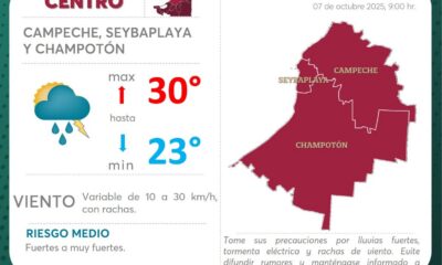ALTO POTENCIAL DE LLUVIAS EN LA ENTIDAD PARA LAS PRÓXIMAS HORAS