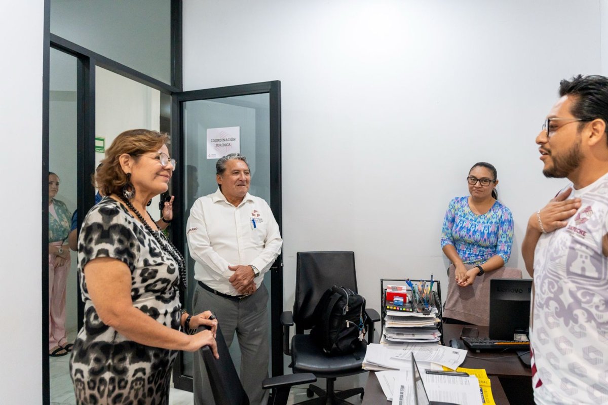 LIZ HERNÁNDEZ REFRENDA SU RESPALDO AL EQUIPO DEL CENTRO DE CONCILIACIÓN LABORAL