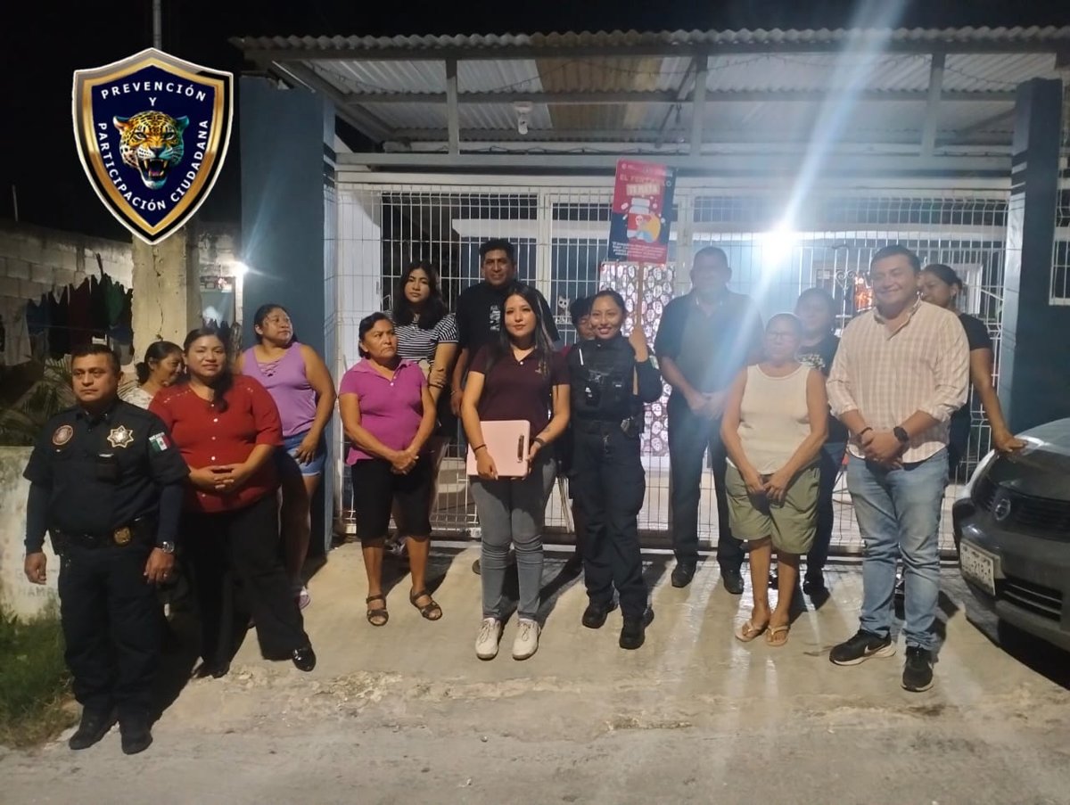 IMPULSAN RED VECINAL EN LA COLONIA KANISTÉ PARA FORTALECER LA SEGURIDAD CIUDADANA