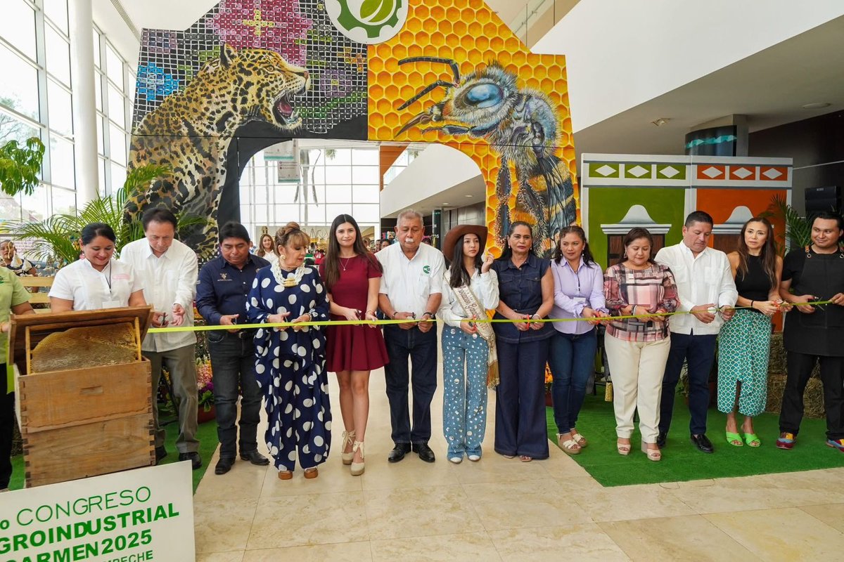 SE INAUGURA EL 8vo. CONGRESO AGROINDUSTRIAL DE CARMEN 2025 “PRODUCTOS DE CAMPECHE”