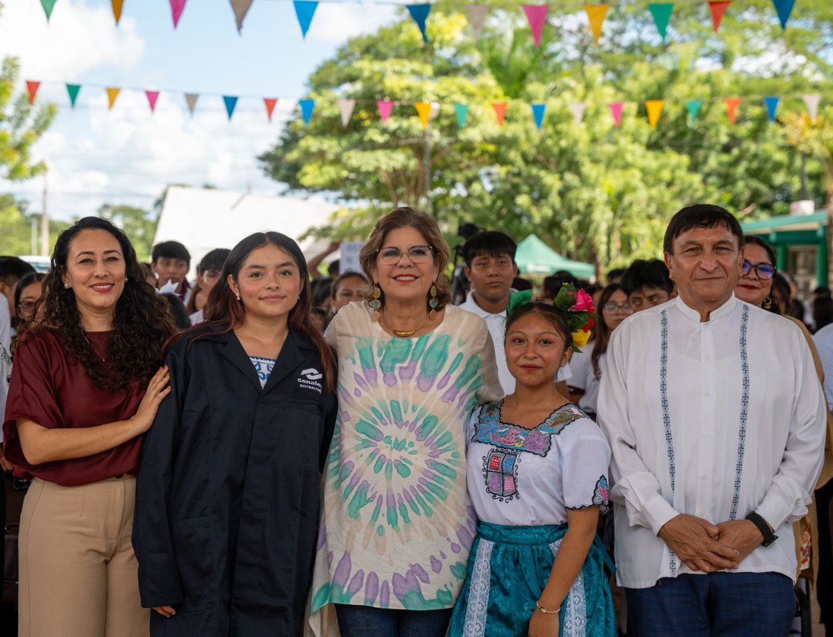 ENCABEZA HERNÁNDEZ ROMERO ENTREGA DE INFRAESTRUCTURA Y EQUIPAMIENTO AL CONALEP PLANTEL DZITBALCHÉ