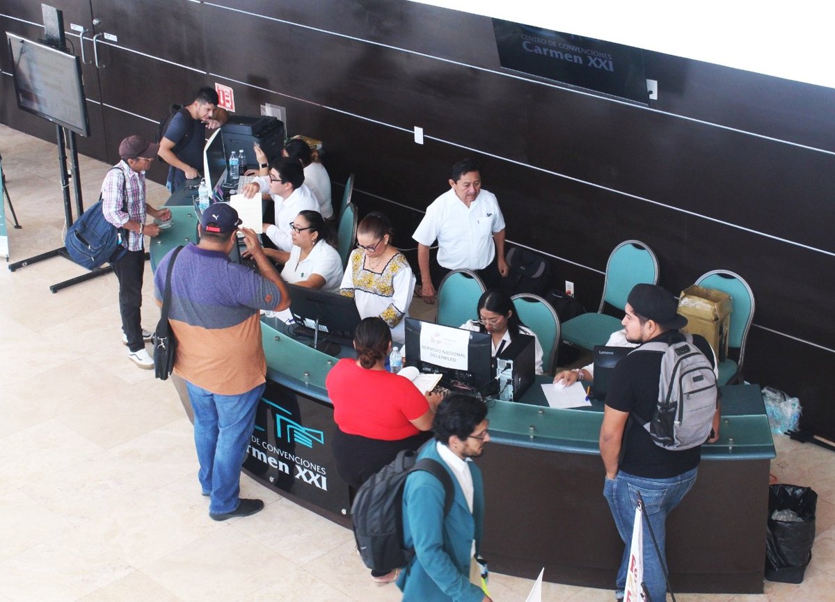 CULMINA SEXTA FERIA DEL EMPLEO EN CARMEN CON 338 VACANTES OFERTADAS, SECRETARÍA DE DESARROLLO ECONÓMICO