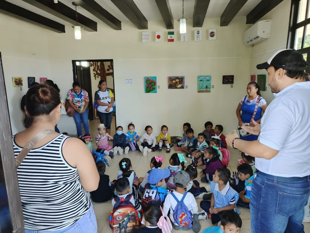 ALUMNOS DEL JARDÍN DE NIÑOS “LEOPOLDO CERVERA” VISITAN EL FARO ANTIGUO DE ISLA AGUADA