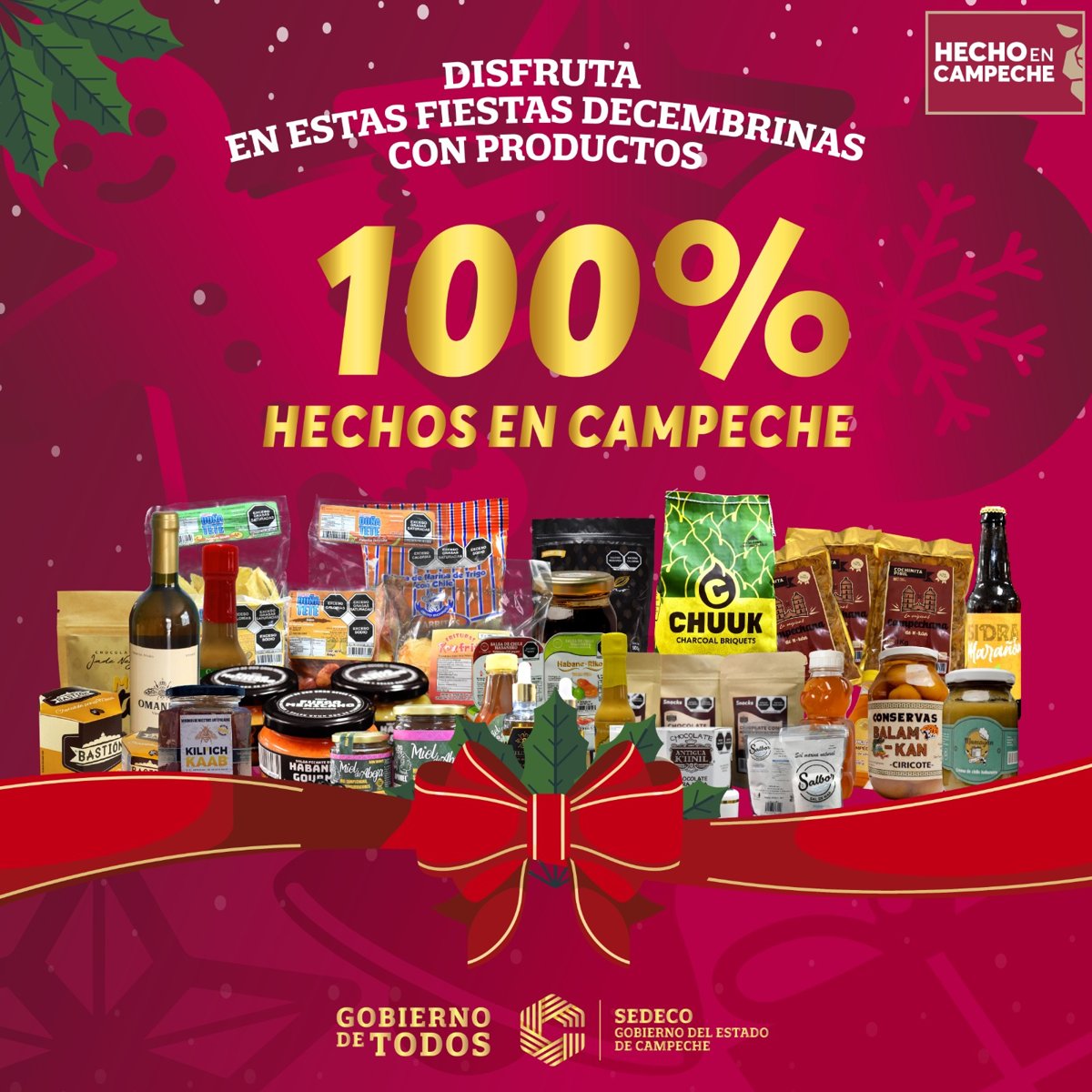 DIFUNDE SEDECO CATÁLOGO NAVIDEÑO PARA CONSUMIR LO #HECHOENCAMPECHE DURANTE LAS FIESTAS DECEMBRINAS
