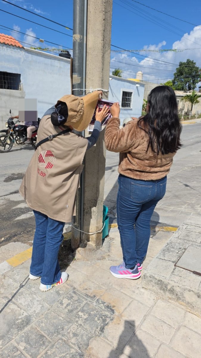 COMISIÓN LOCAL DE BÚSQUEDA DE PERSONAS INTENSIFICA ACCIONES DE DIFUSIÓN Y SENSIBILIZACIÓN EN LA CAPITAL CAMPECHANA