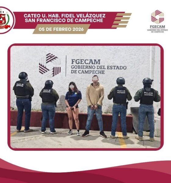 REALIZA FGECAM CATEO POR NARCOMENUDEO EN FIDEL VELÁZQUEZ