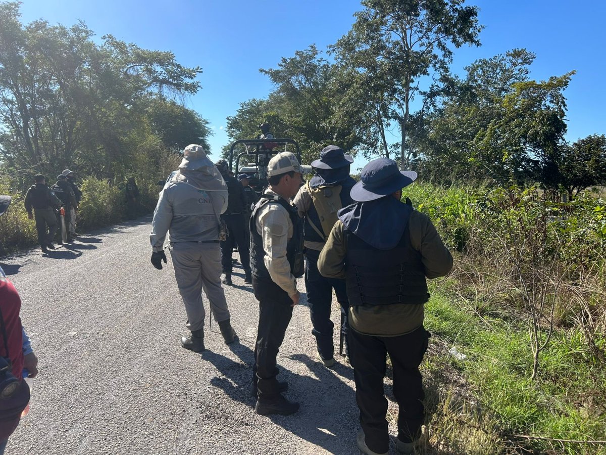 LA CLBP LLEVA A CABO ACCIONES DE BÚSQUEDA EN CAMPO EN ZONAS DEL MUNICIPIO DE ESCÁRCEGA