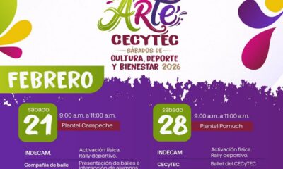 CECYTEC LANZA "TRANSFORMARTE 2026": UN ESPACIO DE CULTURA, DEPORTE Y BIENESTAR