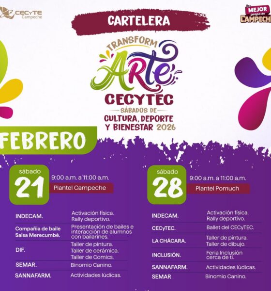CECYTEC LANZA "TRANSFORMARTE 2026": UN ESPACIO DE CULTURA, DEPORTE Y BIENESTAR