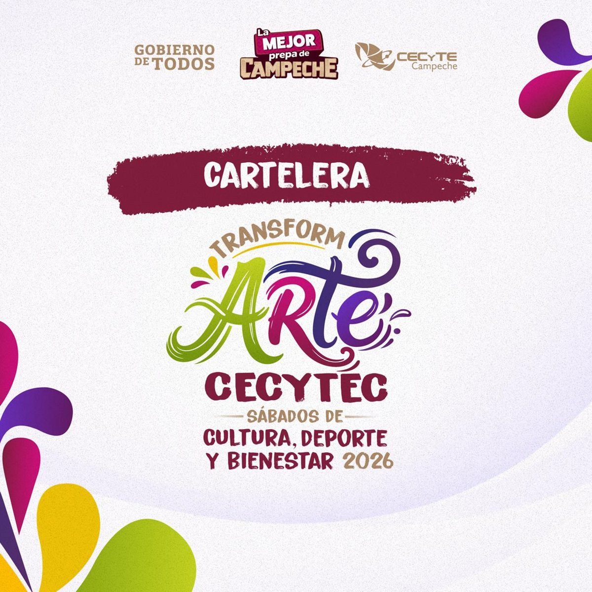 CECYTEC LANZA "TRANSFORMARTE 2026": UN ESPACIO DE CULTURA, DEPORTE Y BIENESTAR