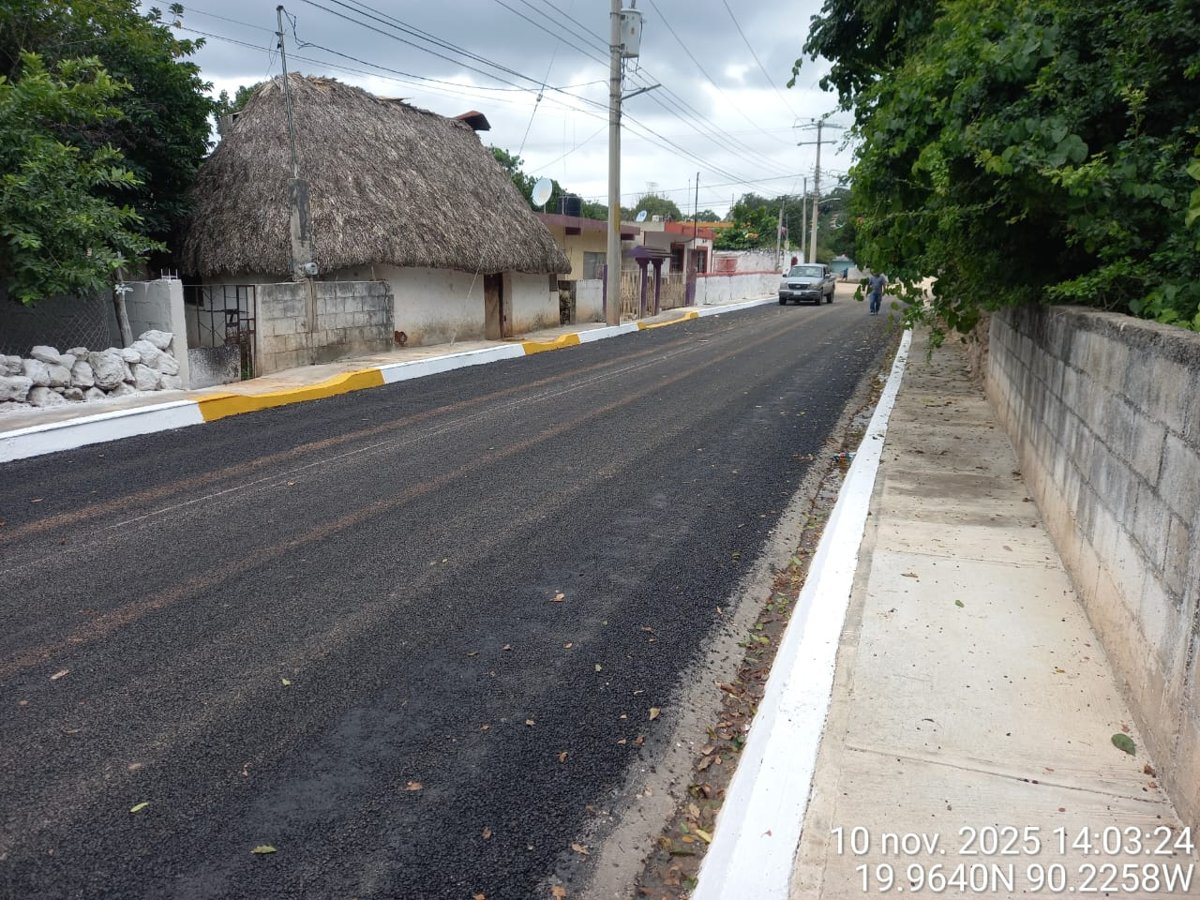 REHABILITACIÓN INTEGRAL DE VIALIDADES EN LA LOCALIDAD DE TINÚN, MUNICIPIO DE TENABO