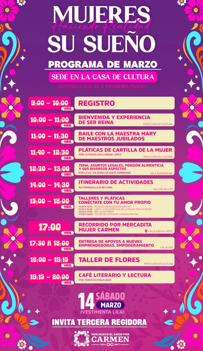 LOS CURSOS DEL ICAT PLANTEL CARMEN BUSCAN EXTENDERSE A LAS DIVERSAS COLONIAS DEL MUNICIPIO