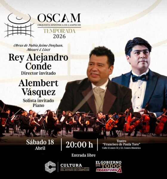 LA OSCAM REÚNE CREACIÓN MEXICANA Y REPERTORIO UNIVERSAL EN CONCIERTO DE ESTE 18 DE ABRIL