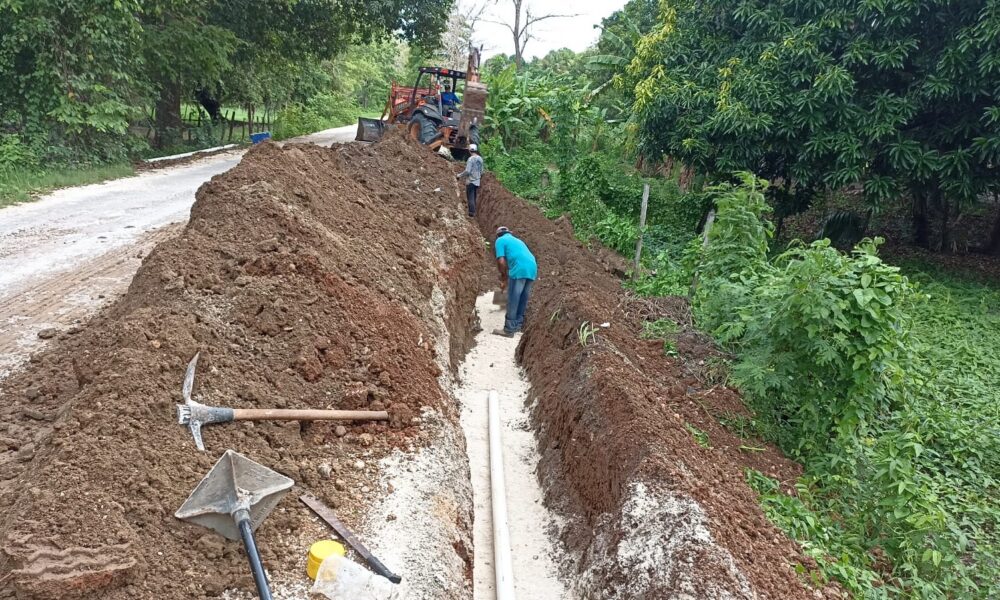 SE REALIZA SEGUNDA ETAPA DEL SISTEMA DE AGUA POTABLE EN MANGAL, TILA Y LA CORRIENTE