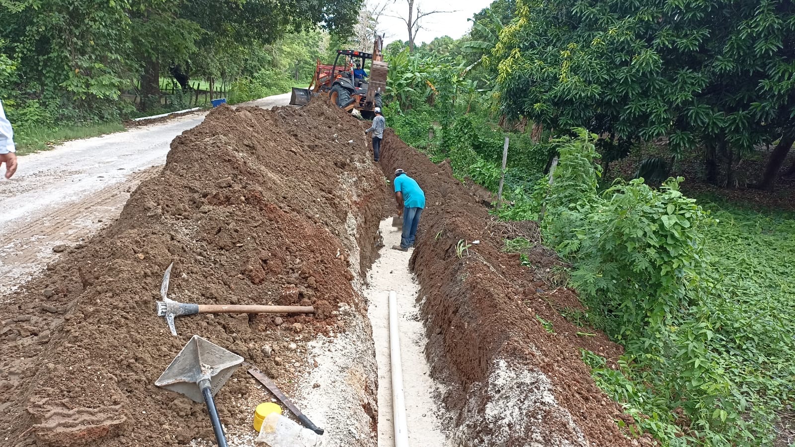 SE REALIZA SEGUNDA ETAPA DEL SISTEMA DE AGUA POTABLE EN MANGAL, TILA Y LA CORRIENTE