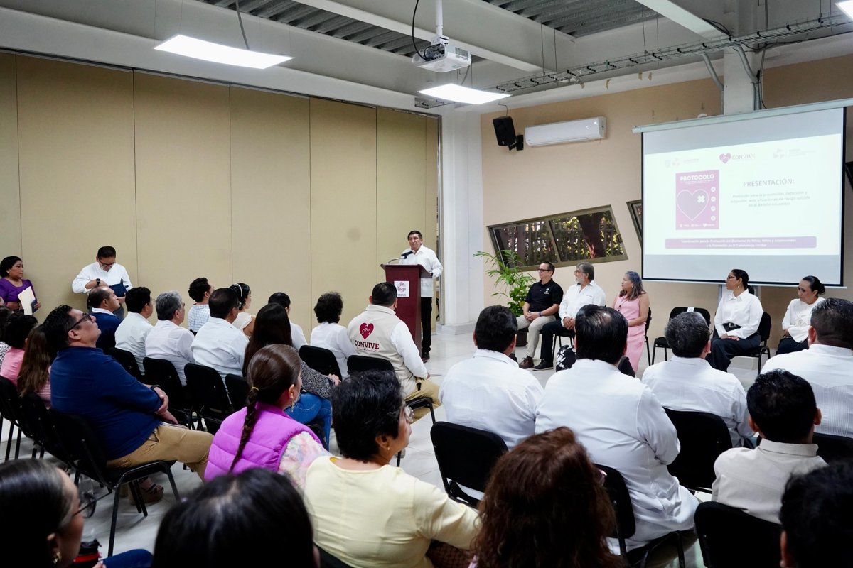 PRESENTAN PROTOCOLO PARA LA PREVENCIÓN, DETECCIÓN Y ACTUACIÓN ANTE SITUACIONES DE RIESGO SUICIDA EN EL ÁMBITO EDUCATIVO