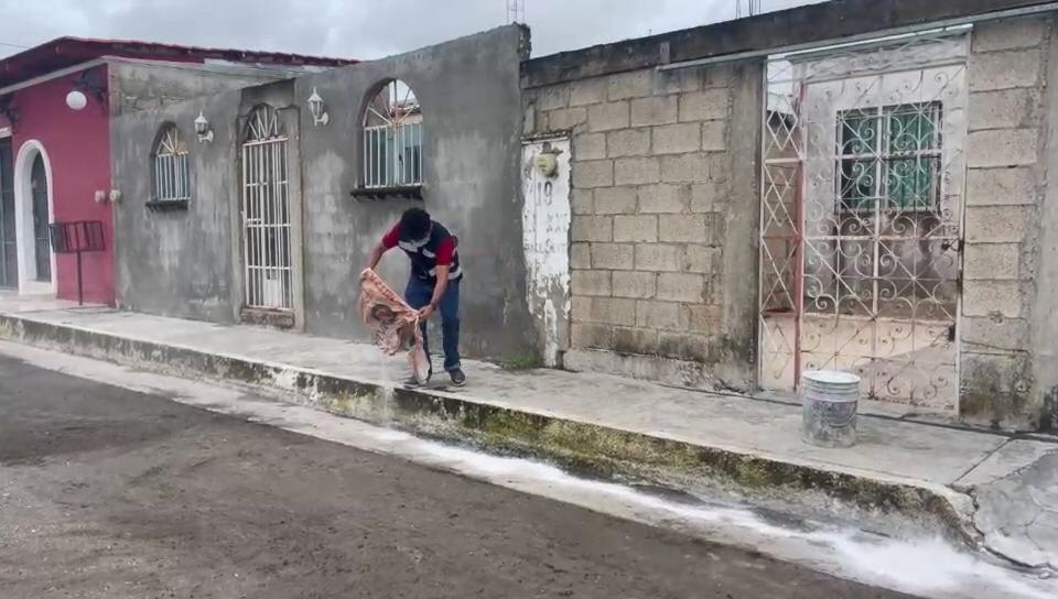 INTENSIFICA COPRISCAM ACCIONES DE SANEAMIENTO BÁSICO EN COMUNIDADES AFECTADAS POR LAS LLUVIAS