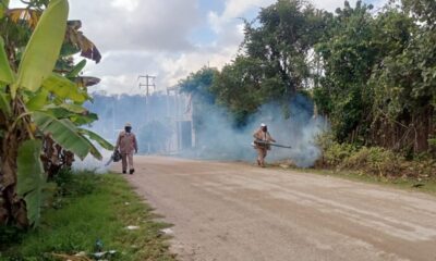REFUERZAN NEBULIZACIÓN EN 147 LOCALIDADES PARA COMBATIR EL DENGUE