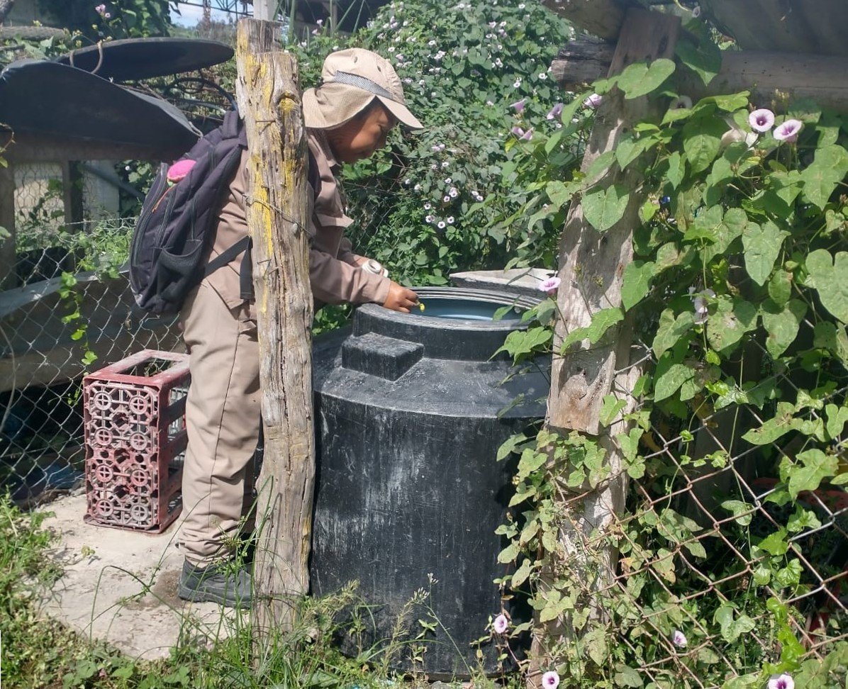 ELIMINAN CRIADEROS DE MOSQUITOS EN LOS 13 MUNICIPIOS CON CONTROL LARVARIO